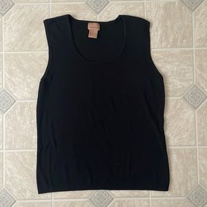 Choices Black Tank Top
